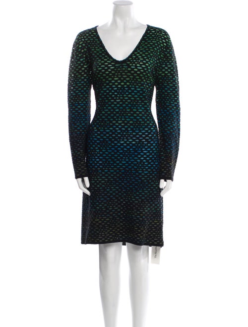 M Missoni Printed Mini Dress