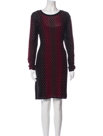 M Missoni Printed Knee-Length Dress