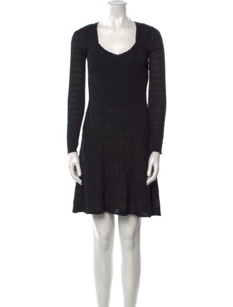 M Missoni Scoop Neck Mini Dress