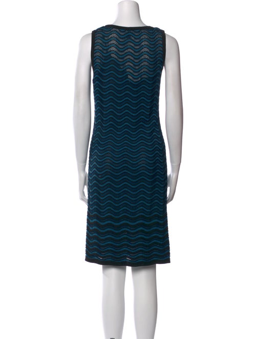 M Missoni Striped Midi Length Dress