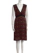 M Missoni Printed Knee-Length Dress