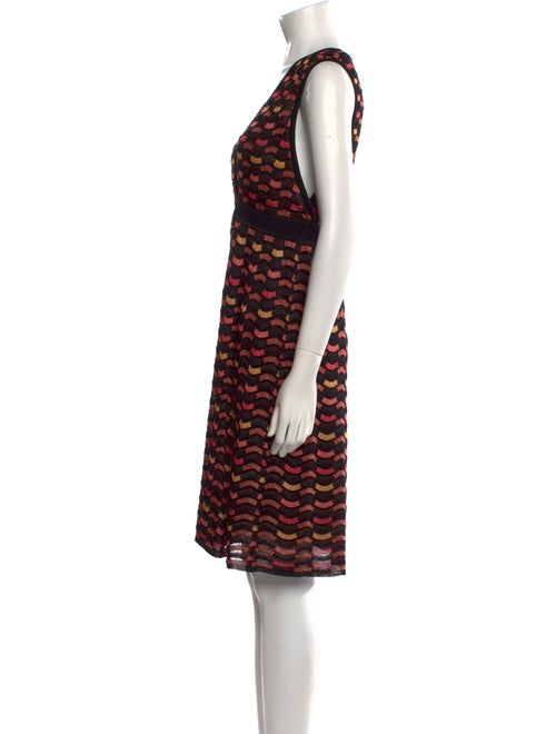 M Missoni Printed Knee-Length Dress