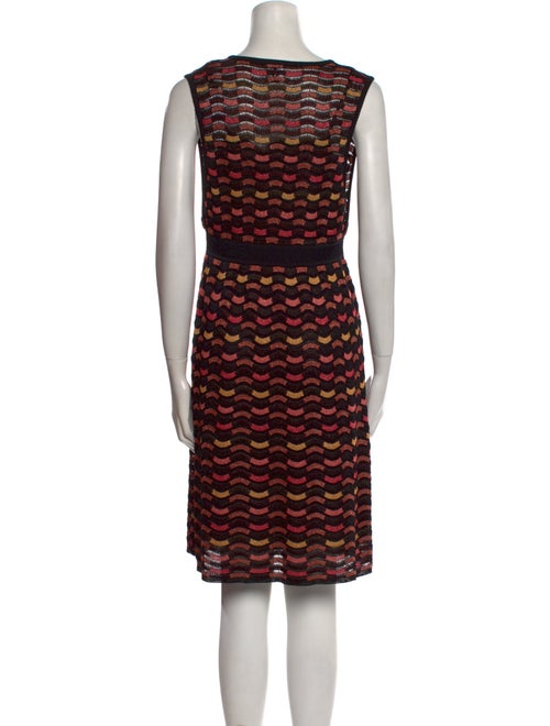 M Missoni Printed Knee-Length Dress