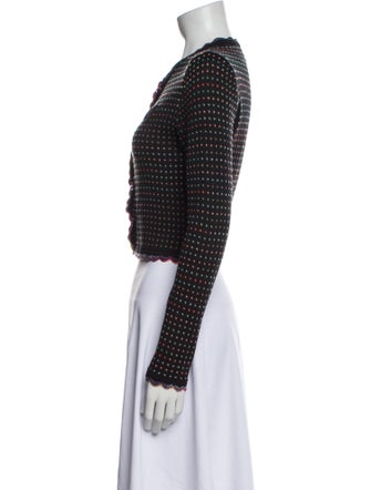 M Missoni Printed Crew Neck Sweater