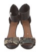 M Missoni Leather Printed Sandals