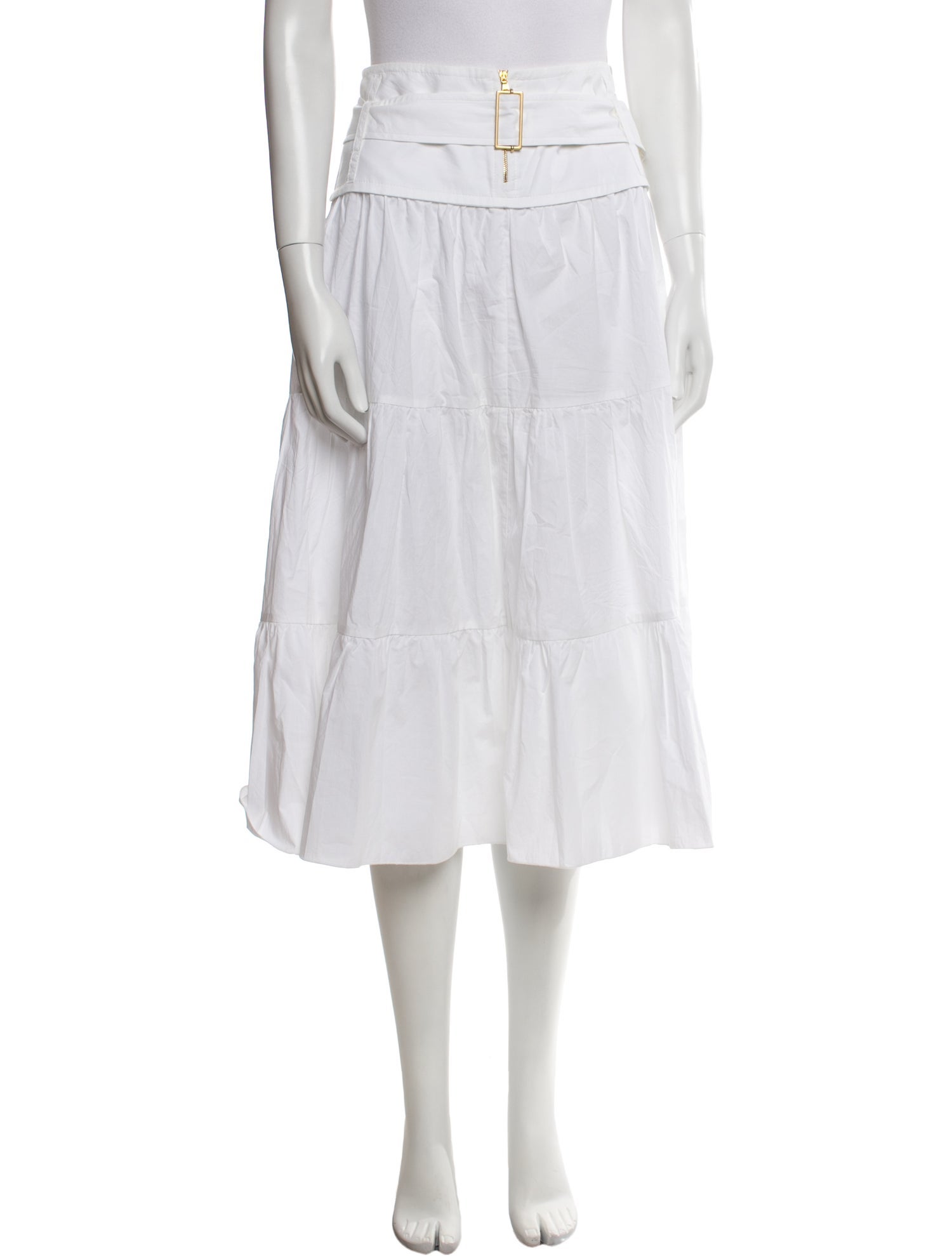 M Missoni Ruffle Embellishment Midi Length Skirt