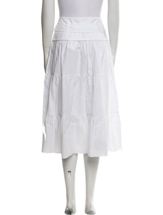 M Missoni Ruffle Embellishment Midi Length Skirt