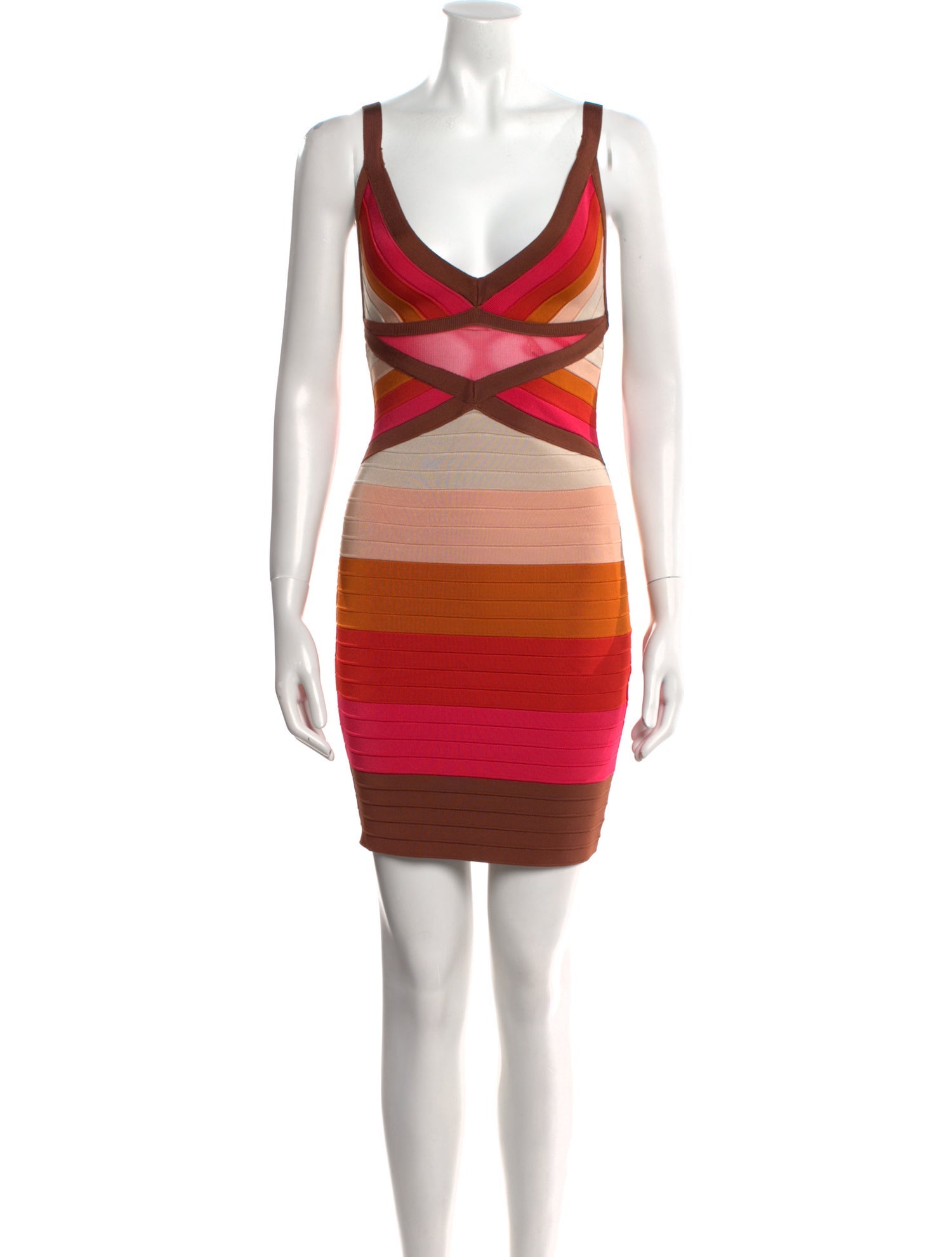 M Missoni Striped Mini Dress