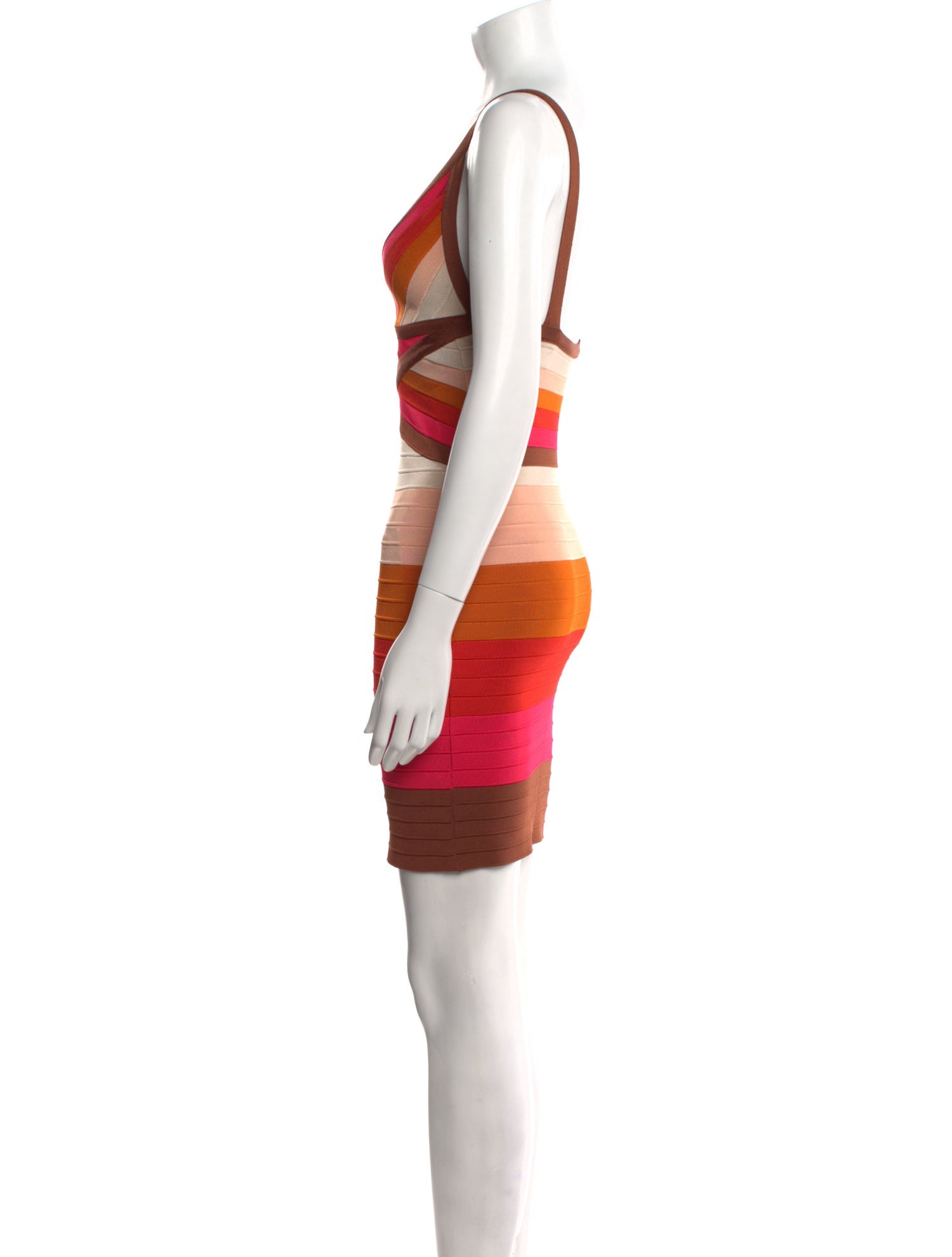 M Missoni Striped Mini Dress