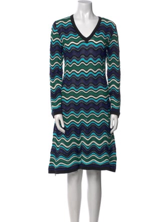 M Missoni Striped Mini Dress