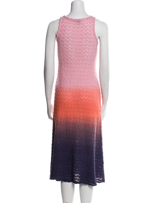 M Missoni Wool Midi Length Dress
