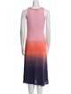 M Missoni Wool Midi Length Dress