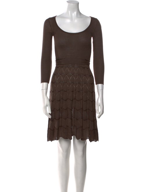 M Missoni Merino Wool Knee-Length Dress