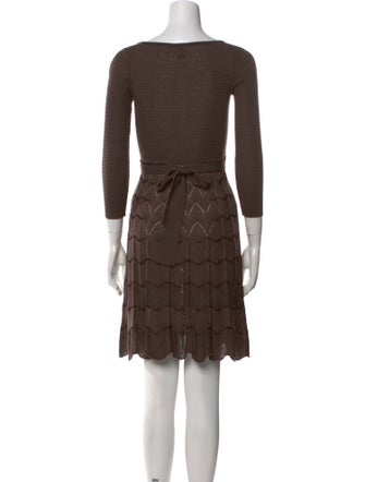 M Missoni Merino Wool Knee-Length Dress