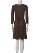 M Missoni Merino Wool Knee-Length Dress