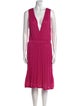 M Missoni V-Neck Knee-Length Dress
