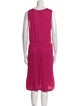M Missoni V-Neck Knee-Length Dress