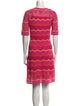 M Missoni Striped Knee-Length Dress