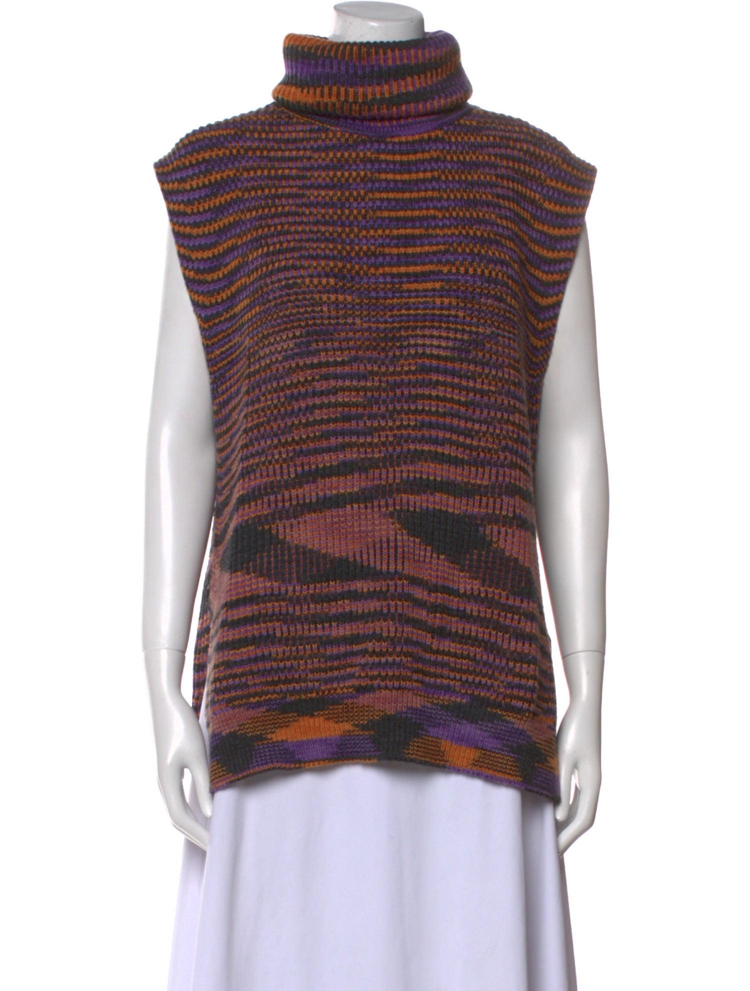 M Missoni Merino Wool Striped Sweater