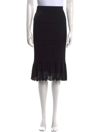 M Missoni Merino Wool Knee-Length Skirt