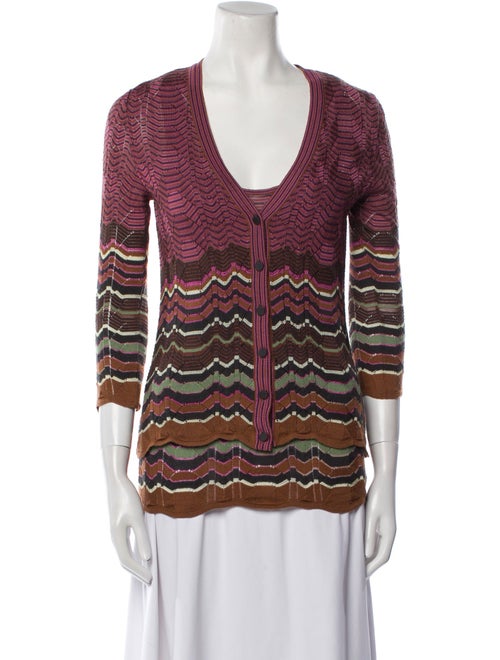 M Missoni Merino Wool Striped Sweater