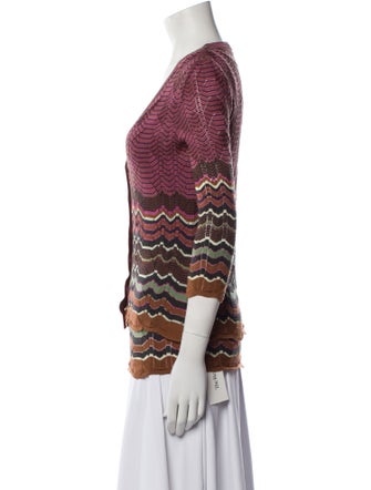 M Missoni Merino Wool Striped Sweater