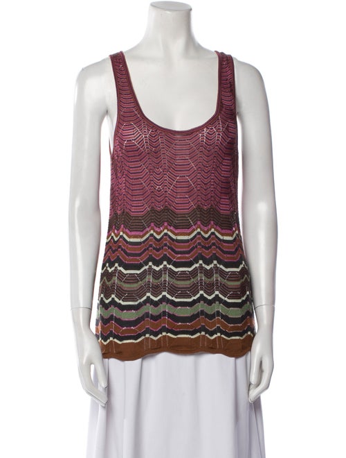 M Missoni Merino Wool Striped Sweater