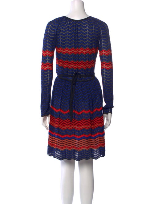 M Missoni Striped Knee-Length Dress