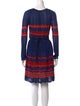 M Missoni Striped Knee-Length Dress