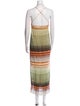 M Missoni Striped Long Dress