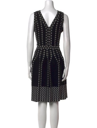 M Missoni Printed Midi Length Dress