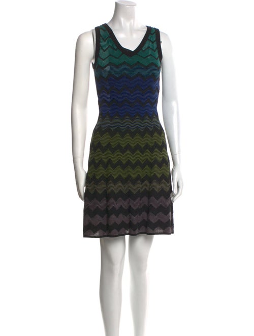 M Missoni Striped Mini Dress