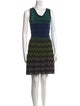 M Missoni Striped Mini Dress