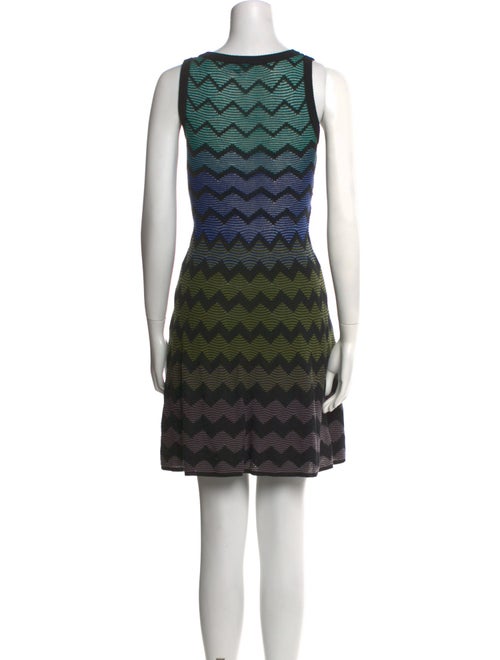 M Missoni Striped Mini Dress