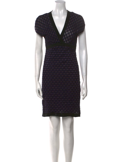 M Missoni Printed Mini Dress