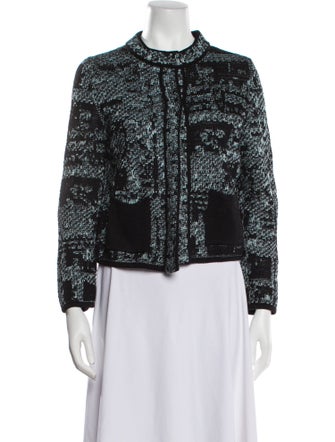 M Missoni Tweed Pattern Evening Jacket