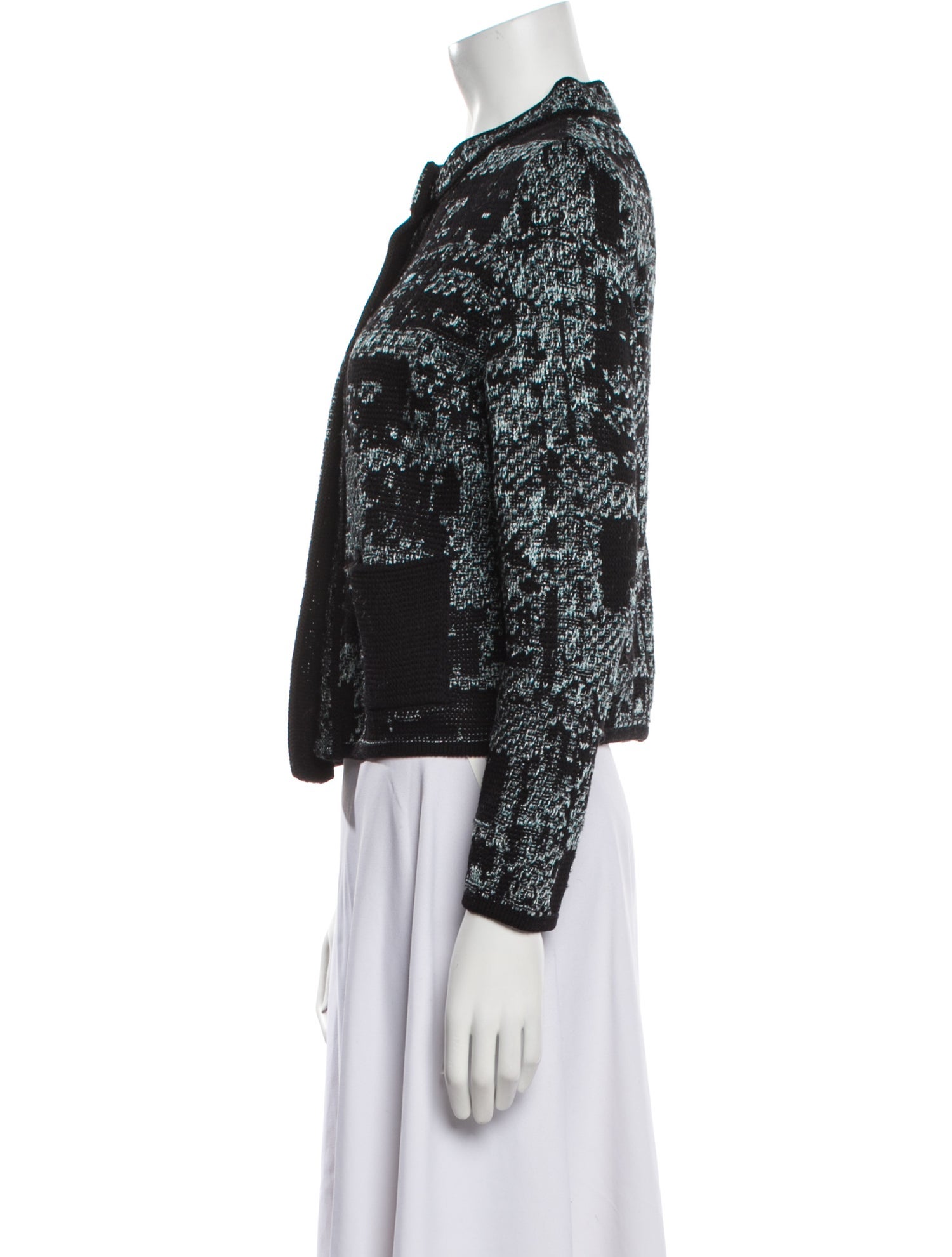 M Missoni Tweed Pattern Evening Jacket