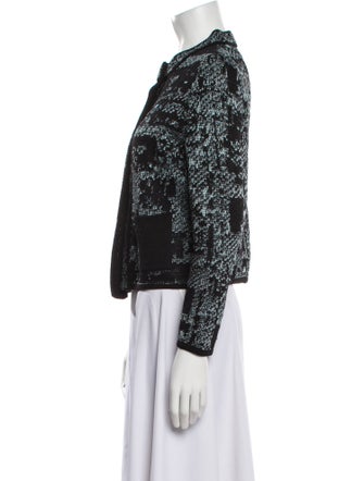 M Missoni Tweed Pattern Evening Jacket