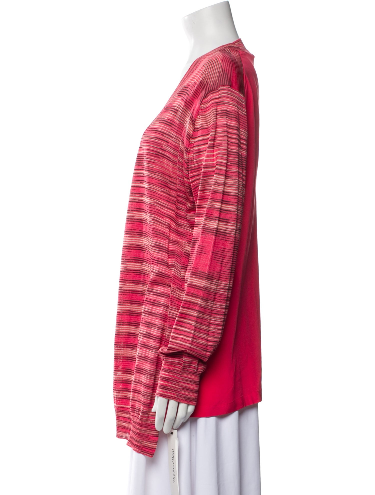 M Missoni Striped V-Neck Sweater w/ Tags