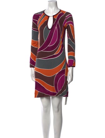 M Missoni Printed Mini Dress