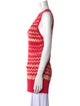 M Missoni Striped V-Neck Sweater
