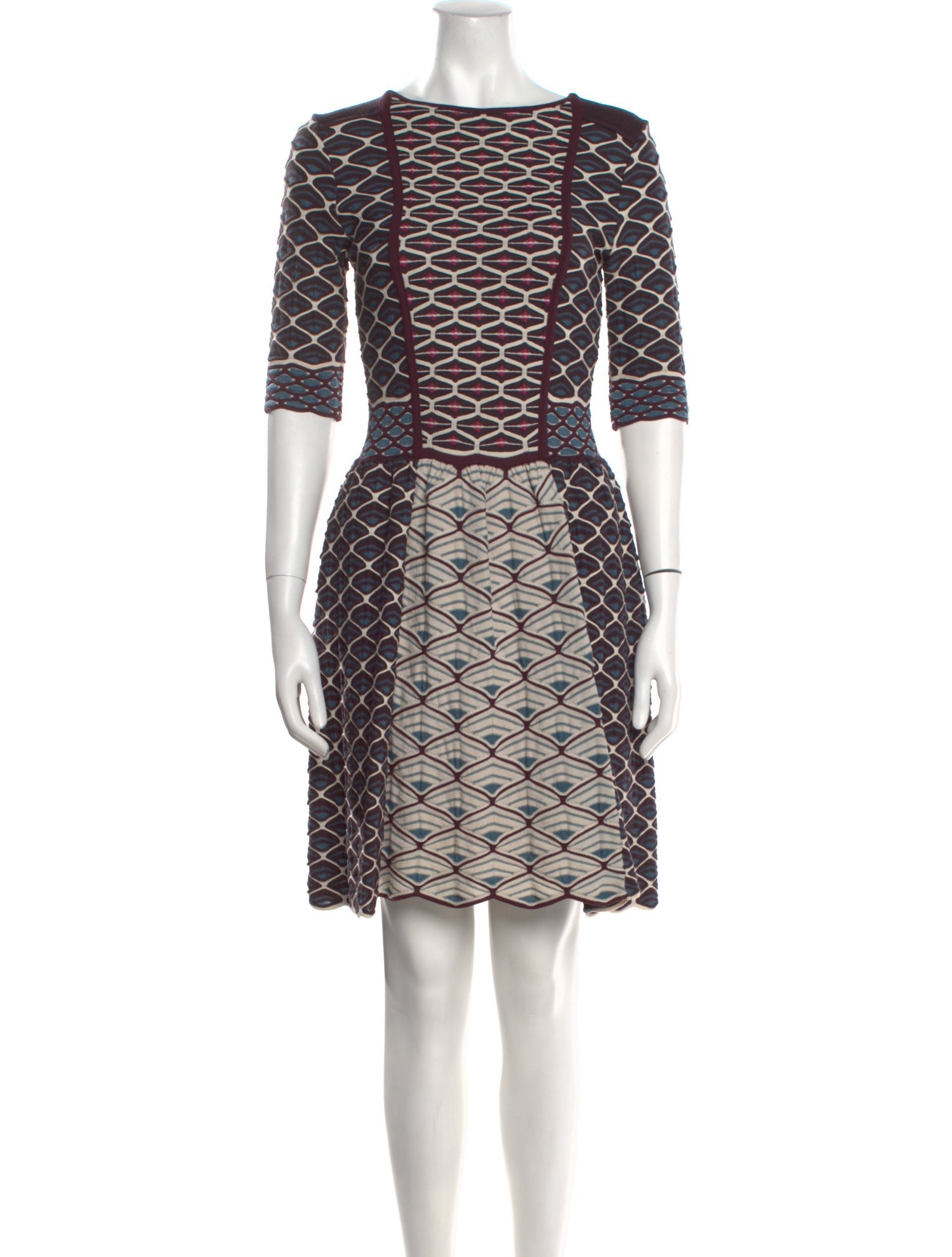 M Missoni Printed Mini Dress