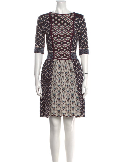 M Missoni Printed Mini Dress