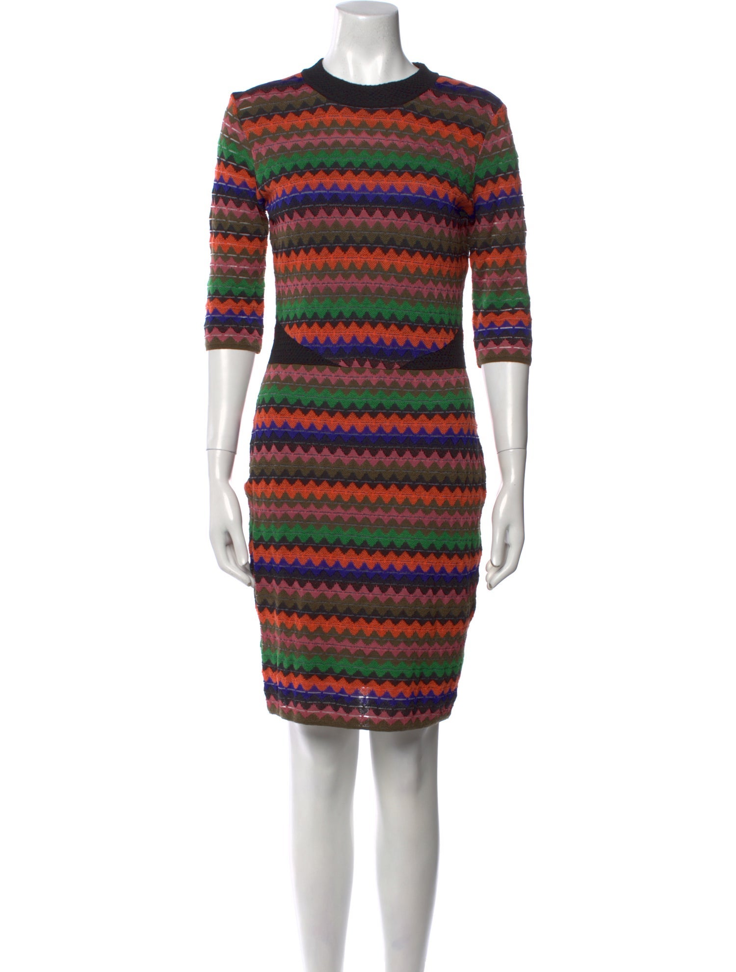M Missoni Striped Mini Dress