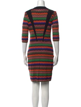 M Missoni Striped Mini Dress