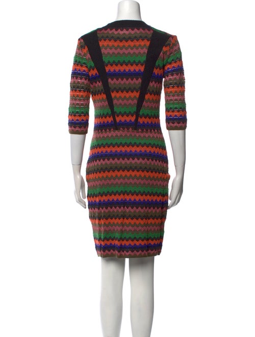 M Missoni Striped Mini Dress