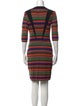M Missoni Striped Mini Dress