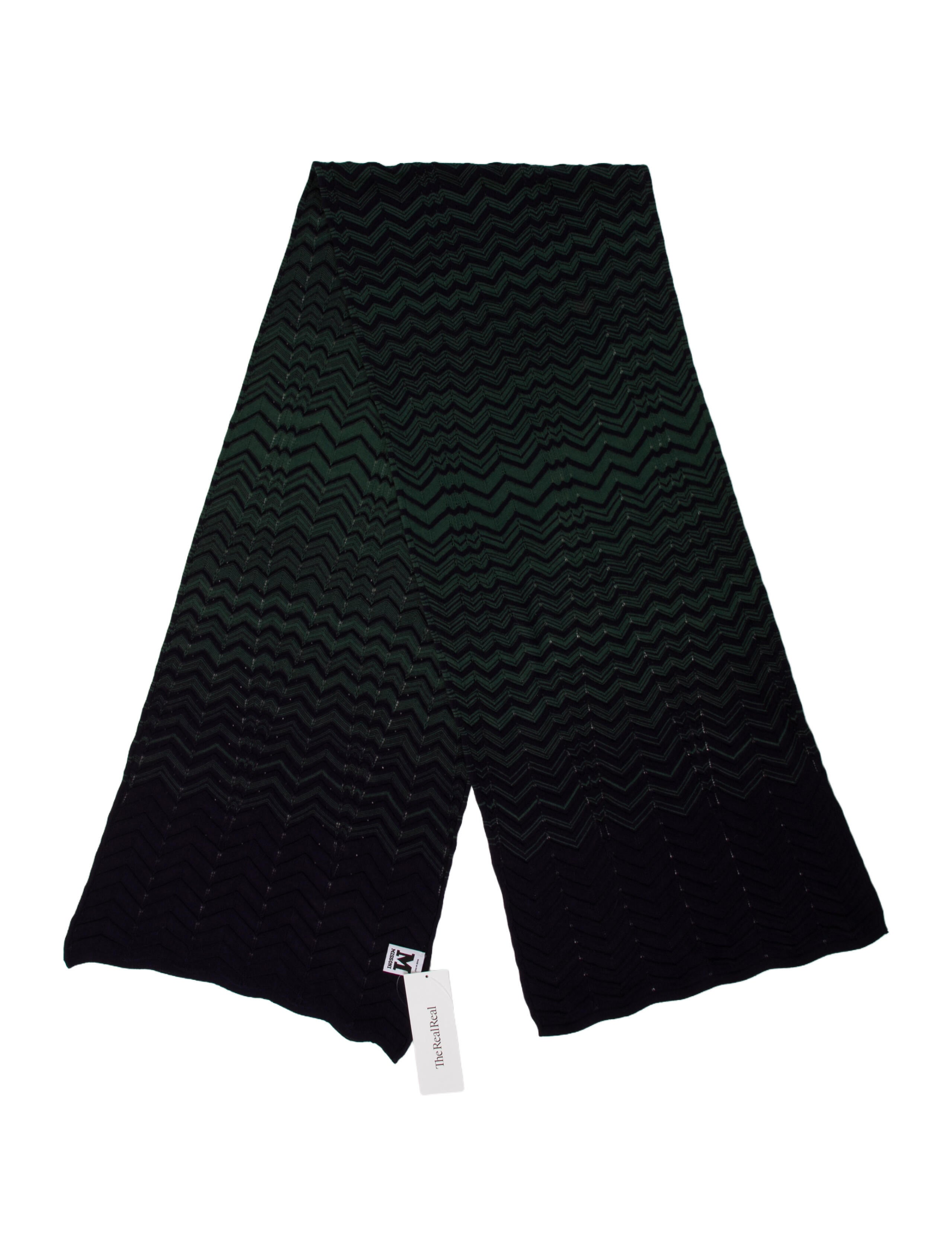 M Missoni Wool Printed Scarf