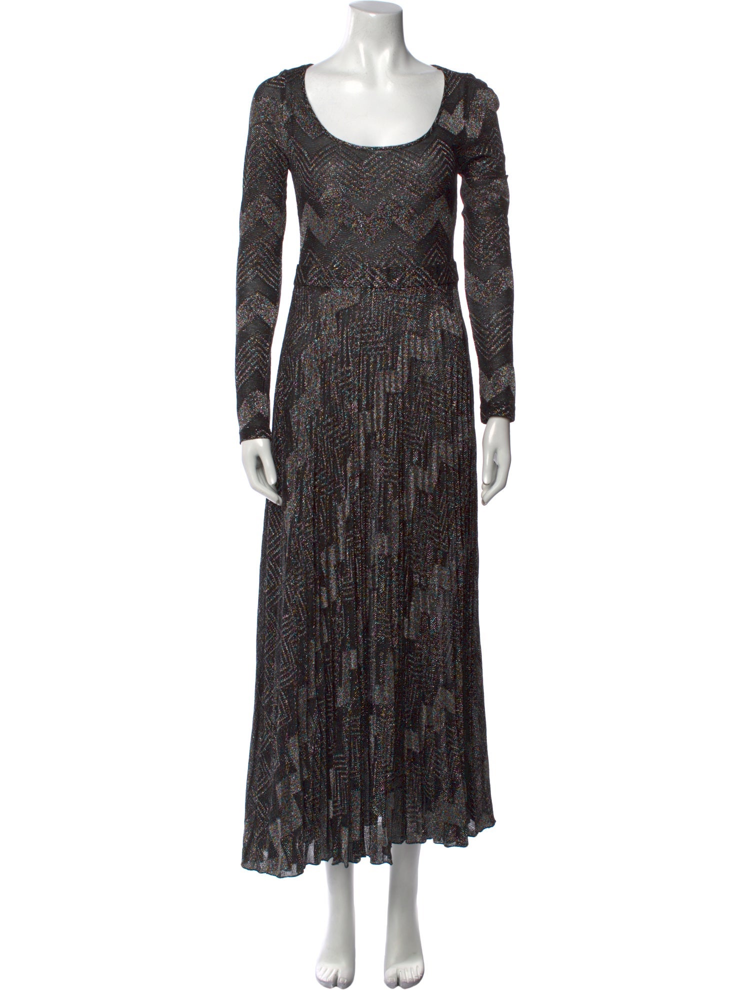 M Missoni Printed Long Dress