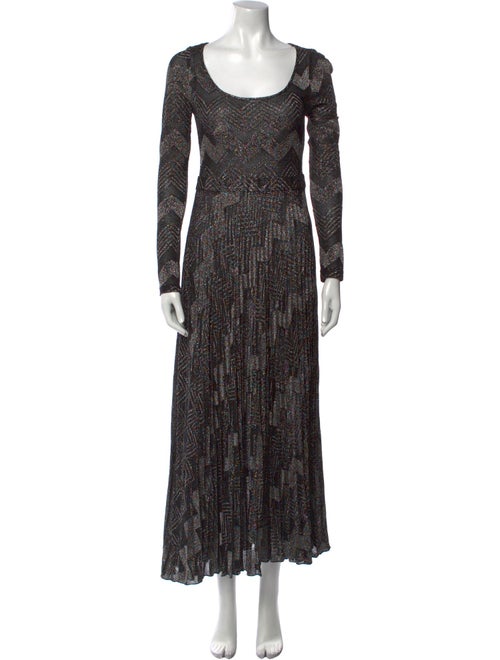 M Missoni Printed Long Dress